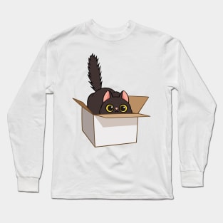 Cat in the box Long Sleeve T-Shirt